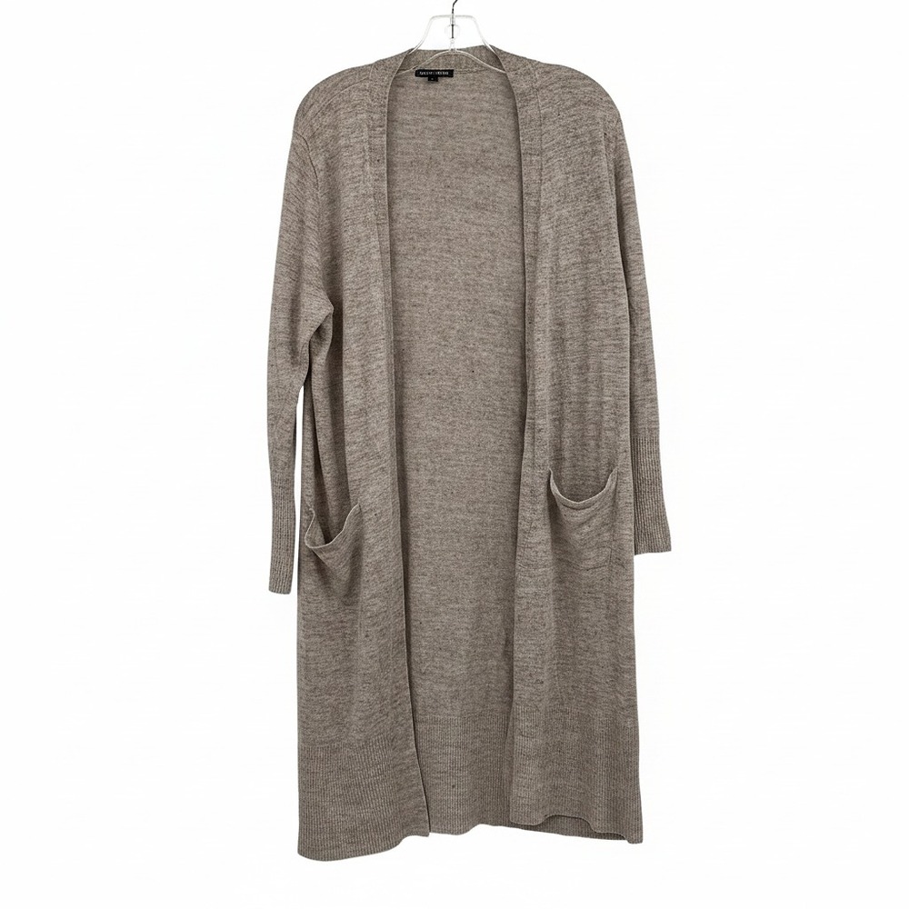 Eileen Fisher Beige Gray Cardigan | Womens L